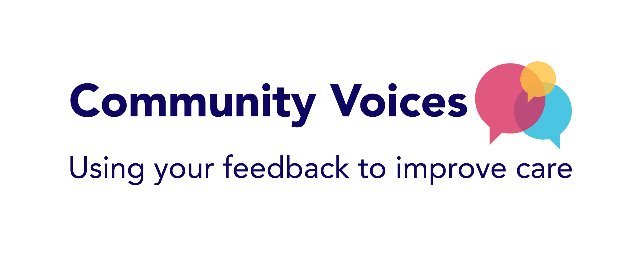 Community Voices Using your feedback to improve care